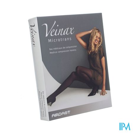 Veinax Kniekous Microfibre 2 Lang Zwart Maat 2