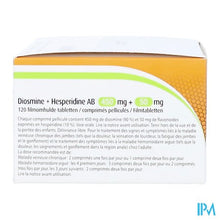 Charger l'image dans la galerie, Diosmine+hesperidine Ab 450mg+50mg Filmomh Tabl120
