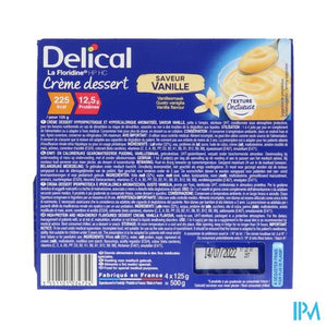 Delical Creme Dessert La Floridine Vanille 4x125g