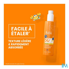 Afbeelding in Gallery-weergave laden, Avene Zon Spray Kind Spf50+ 200ml
