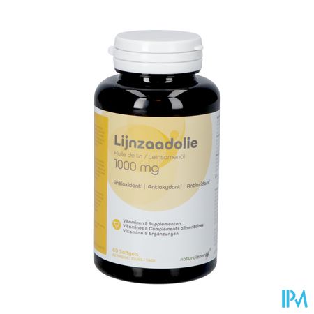 Natural Energy Lijnzaadolie Caps 60