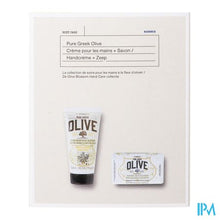 Charger l'image dans la galerie, Korres Gs Pure Greek Olive Handcr 75ml+zeep 125g
