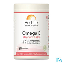 Afbeelding in Gallery-weergave laden, Omega 3 Magnum 1400 Be Life Caps 90 Pf01212
