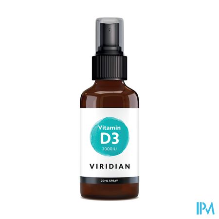 Viridian Vitamin D3 2000ie Spray 20ml