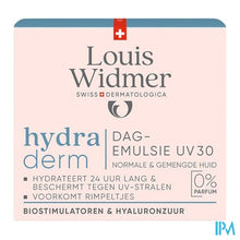 Load image into Gallery viewer, Widmer Hydraderm Dagemulsie Uv 30 Zonder Parfum 50ml
