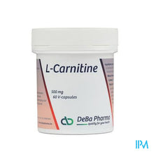 Load image into Gallery viewer, l-carnitine Caps 60x500mg Nf Deba

