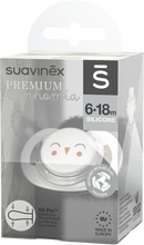 Charger l'image dans la galerie, Suavinex Bonhomia Soother Sili.rev 6/18m Owl Beige
