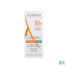 Charger l'image dans la galerie, Aderma Protect Ac Fluide Matterend Spf50+ 40ml
