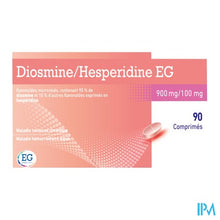 Afbeelding in Gallery-weergave laden, Diosmine+Hesperidine EG 900Mg+100Mg Tabl 90
