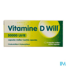 Load image into Gallery viewer, Vitamine D Will 50000ie Zachte Caps 4
