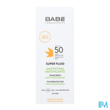 Load image into Gallery viewer, BabE Sun Oil Free Superfluid Sunscreen Ip50 50ml
