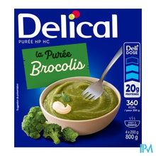 Afbeelding in Gallery-weergave laden, Delical Puree Broccoli Hphc 4x200g
