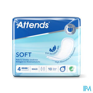Attends Soft 4 Maxi Inleg Anatom. 1x 8