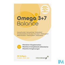 Charger l'image dans la galerie, Natural Energy - Omega 3+7 Balance Caps 90
