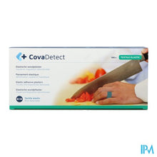 Load image into Gallery viewer, Cova Detectiepleister Blauw 3x12cm Text100 30120t
