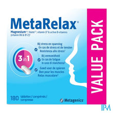 Afbeelding in Gallery-weergave laden, Metarelax Tabl 180 22431 Metagenics
