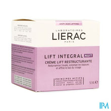 Charger l'image dans la galerie, Lierac Lift Integral Creme Affinant Nuit Pot 50ml
