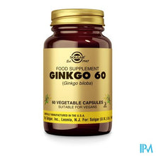Charger l'image dans la galerie, Solgar Ginkgo V-caps 60x60mg

