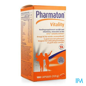 Pharmaton Vitality Capsules Nf Caps 100