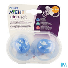 Charger l'image dans la galerie, Philips Avent Fopspeen Soft Deco +6m Boy 2 SCF222/22
