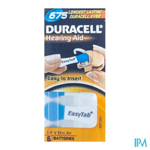 Afbeelding in Gallery-weergave laden, Duracell Easytab Hoorbatterij Da675 6 Blauw
