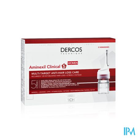 Vichy Dercos Aminexil Clinical 5 Women Amp 21x6ml