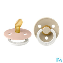 Afbeelding in Gallery-weergave laden, Bibs 1 Fopspeen Anatomic Glow Duo Vani/blush
