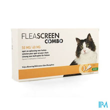 Afbeelding in Gallery-weergave laden, Fleascreen Combo 50mg/60mg Spot On Kat Pipet 3
