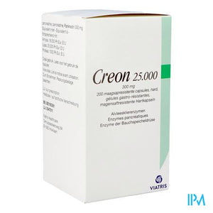 Creon 25000 Maagsapresist Hard Caps 200 X 300mg