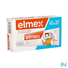 Charger l'image dans la galerie, Elmex Tandpasta Kind 2-6 Jaar 2x50ml
