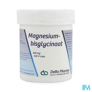 Magnesiumbisglycinaat 800mg V-caps 100