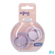Load image into Gallery viewer, Difrax Dynamic Fopspeen 6-18m Prime Lilac/violet 2
