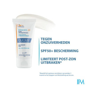 Ducray Keracnyl Fluide Uv50+ A/onzuiverheden 50ml