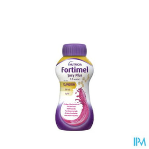 Fortimel Jucy Plus Framboos Verfr. 4x200ml 185087