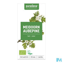 Afbeelding in Gallery-weergave laden, Purasana Meidoorn Extract 100mg Bio V-caps 120
