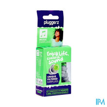 Load image into Gallery viewer, Pluggerz Enjoy Life Music 1 Paar
