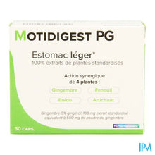 Charger l'image dans la galerie, Motidigest Pg Pharmagenerix Caps 30
