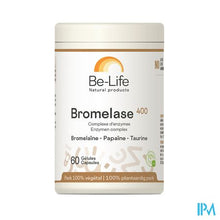 Afbeelding in Gallery-weergave laden, Bromelase 400 Enzymes Be Life Nf Pot Gel 60
