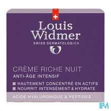 Charger l'image dans la galerie, Widmer Iaa Rijke Nachtcreme Parf Pot 50ml
