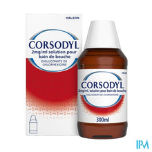 Load image into Gallery viewer, Corsodyl 2mg/ml Mondspoeling Oplossing 300ml
