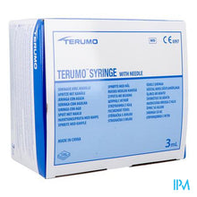 Load image into Gallery viewer, Terumo Spuit 3ml + Naald 21g 1 0,8x25mm St 100
