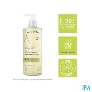 Aderma Douchegel Overvet 500ml