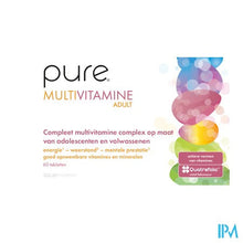 Afbeelding in Gallery-weergave laden, Pure Multivitamine Adult Tabl 60
