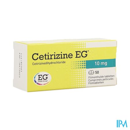 Cetirizine EG          Tabl 50X10Mg