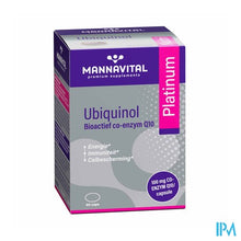 Afbeelding in Gallery-weergave laden, Mannavital Ubiquinol Platinum Caps 60
