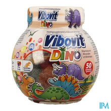 Load image into Gallery viewer, Vibovit Fishbowl Dinosaur Gummies 50
