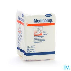 Medicomp 7,5x7,5cm 4l. Nst. 100 P/s