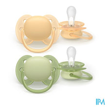 Afbeelding in Gallery-weergave laden, Philips Avent Fopspeen +6m Soft Perzik/olive 2
