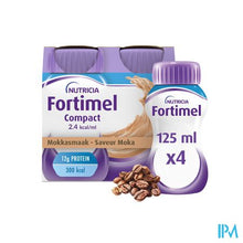 Afbeelding in Gallery-weergave laden, Fortimel Compact 2.4kcal Mokka 4x125ml
