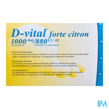 Afbeelding in Gallery-weergave laden, D-vital Forte Citroen 1000mg/880ie Bruis Zakjes 30
